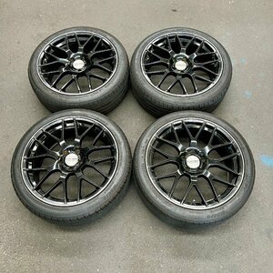 タイヤ付き社外ホイール4本セット　KYOWA RACING KR1256(協和レーシング)　20×8 1/2J　+40　114.3　5穴　245/40ZR20　2022年製　2～4ミリ