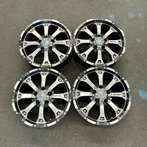 社外ホイール4本セット　MKW MK-46　ダイヤカットグロスブラック　16×7.0J　+35　114.3　5穴