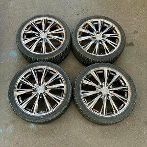 タイヤ付き社外ホイール4本セット　weds LEONIS WX(ウェッズ レオニス)　BMCMC　17×7J　+45　100　4穴　215/40R17