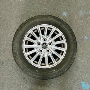 タイヤ付き純正ホイール1本　エスクァイア　ZWR80G　グレー　15×6J　+50　114.3　5穴　195/65R15　2019年製　4ミリ