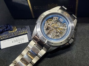 ORIENT オリエント EXPRESS エクスプレス OM-8024 メンズ腕時計 両面スケルトン AUTOMATIC 自動巻き 動作確認済み