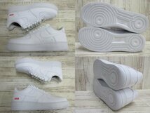 148B Supreme×NIKE AIR FORCE 1 LOW SP CU9225-100 シュプリーム ナイキ エアフォース 28.5cm【中古・未使用】_画像8