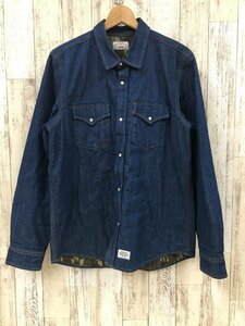 128BH Supreme × Levi's Denim Quilted SHIRT 13AW シュプリーム リーバイス【中古・美品】