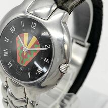 FN10396Q【1000円スタート!!】Gianni Versace ジャンニ ヴェルサーチ QUARTZ クォーツメンズ 腕時計 稼働品 ヴィンテージ 【早い者勝ち!!】_画像3