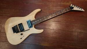 【ジャパンビンテージ】完全調整済み！★ディンキータイプストラト★ナチュラルリフィニッシュ★GROVERペグ★Floyd Rose★新品パーツ多数！