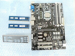 ★☆ECS Z77H2-A3 ＋ CPU(i7-3770K) ＋ メモリ(DDR3 16GB) のセット BIOS動作確認済みジャンクで☆★