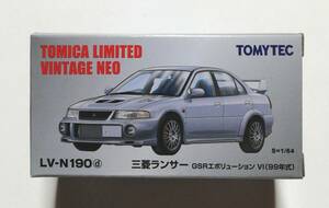 即決！ トミカ リミテッド ヴィンテージ ネオ LV-N190d 三菱ランサー GSR エボリューションⅥ 99年式 (銀) 新品・未使用品