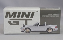 即決！ トゥルースケール ミニGT 1/64 マツダ ミアータ MX-5 NA チューニングバージョン シルバーストーンメタリック RHD 新品・未開封品_画像1