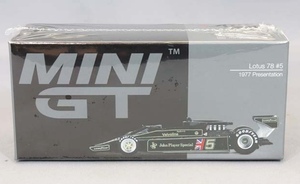 即決！ TRUESCALE MINI GT 1/64 ロータス 78 プレゼンテーション JPS 1977 F1 #5 M.アンドレッティ 新品・未開封品