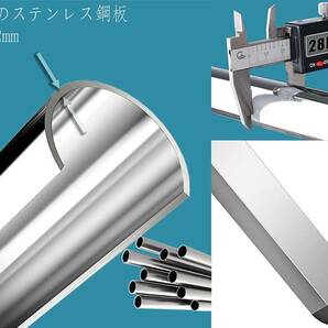 引っ越しおすすめ 物干し 布団干し 伸縮式 ステンレス ものほしざお 屋外 ふとん除湿 折り畳み 省スペース 強化版 x型 1.2-2m FEILEの画像3