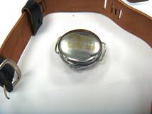 美品 機械遺産登録、国産初めての腕時計 精工舎ローレル LAUREL パリス環コードバンベルト付き 日常使い可能な稼働品の出品です。_画像6