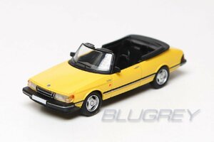 PCX87 1/87 サーブ 900 カブリオレ 1986 イエロー PREMIUM CLASSIXXS SAAB 900 Cabriolet HOスケール ミニカー