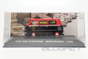 【アウトレット】1/43 フィアット 600 フルゴン モカラビア 1958 Fiat 600 Furgone Mokarabia イーグルモス EAGLEMOSS アルタヤ
