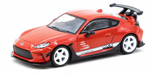 ターマックワークス 1/64 トヨタ GR86 HKS レッド TARMAC WORKS TOYOTA GR86 ミニカー