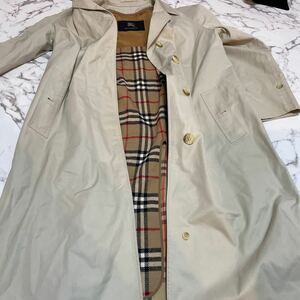 ★BURBERRY バーバリー コート トレンチコート ノバチェック ベージュ ライナー レディース　9サイズ