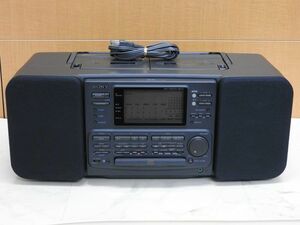 ジャンク SONY ZS-7 ソニー CDラジカセ 本体/電源コード 通電はOK 現状渡し