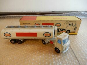 現状品 DINKY TOYS ミニカー 945 A.E.C FUEL TANKER ESSO ディンキー 車 箱付き