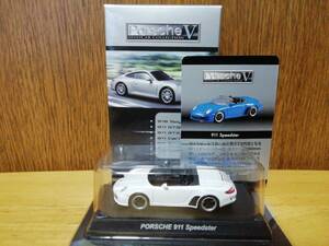 京商 1/64 ポルシェ ミニカーコレクション 5　PORSCHE 911 Speedster　スピードスター　ホワイト　白　ブリスター未開封品