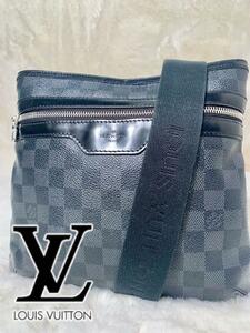 美品Louis Vuitton　ルイ ヴィトン　ダミエ　グラフィット　トマス　N58028　ショルダーバッグ　VI0130