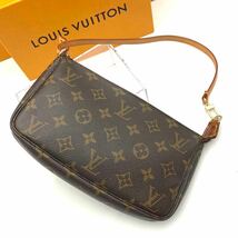 美品 ルイ ヴィトン アクセソワール レキシントン ショルダー ハンド バッグ ヌメ革　アクセソワール モット ポーチ LOUIS VUITTON_画像3