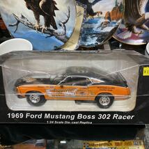 1969 F ord Mustang Boss 302 Racer ハーレーダビッドソン　1/24 一点物　管理138_画像1