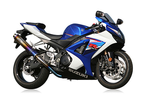 排ガス検索結果証明書付★アールズギア★GSX-R1000（’07～’08）★チタンスリップオンマフラー★車検対応