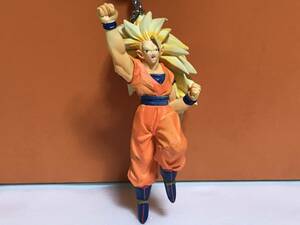 レア ドラゴンボールZ ハイクオリティキーホルダー 超サイヤ人3 孫悟空 劇場版ライバル編 フィギュア 未使用 ドラゴンボール キーホルダー