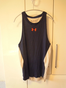 [ warehouse ] men's * Under Armor training tank top navy *LG