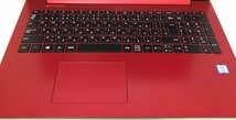 NEC LAVIE ラヴィ PC-NS600KAR Windows 11 Core i7-8550U 1.80GHz 4GB HDD 1TB 15インチ レッド ノートパソコン 231031SK100478_画像3