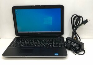 DELL デル LATITUDE/E5530 non-vPro Windows 10 Core i5-3230M 2.60GHz 8GB SSD 240GB 15インチ ブラック ノートパソコン 231030SK130358