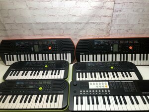 ミニキーボード　電子キーボード 6台まとめ売り CASIO SA-46 3台/SA-76 2台/onetone OTK-37M 1台 231116SK290125