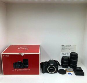 Canon キヤノン EOS kiss X3 ダブルズームキット デジタル一眼レフカメラ SDカード16GB付き 231122SK110127