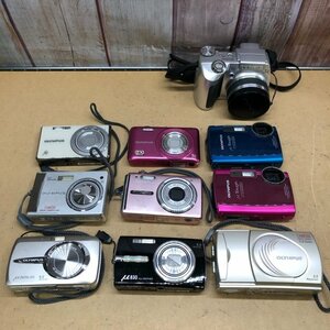 【ジャンク品】OLYMPUS CAMEDIA X-600 FE-5030 SP-510UZ 他 デジタルカメラ まとめ売り 10個セット 220603SK280178