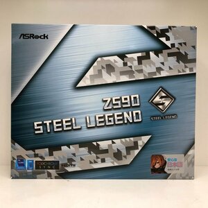 【ジャンク・動作未確認】 ASRock Z590 STEEL LEGEND WiFi 6E LGA1200 E-ATXマザーボード 231024SK080239