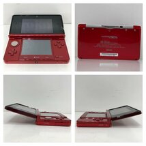 任天堂　ニンテンドー　3DS フレアレッド　CTR-001 SDカード2GB付き　231031SK500165_画像3