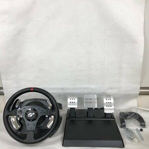 【ジャンク品】Thrustmaster スラストマスター T500RS レーシングホイール ペダル T3PA GT 231005KS210026