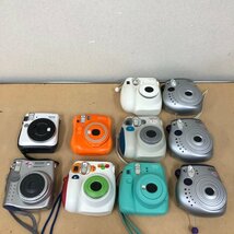 【ジャンク品】　富士フィルム　インスタントカメラ　チェキなど　instax mini 等 計:10台まとめ 230913SK440331_画像1