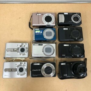 【ジャンク品】 SANYO S7 S75 RICOH CX1 CX4 CX5 R2 R4 R5 R6 R8 メーカー デジタルカメラ 10台 まとめ売り 231016SK750024