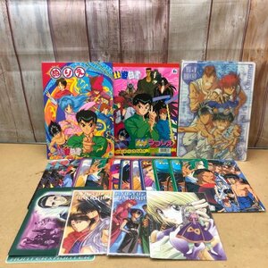 幽遊白書 ハンターハンター グッズ 当時物 ジャンボカードダス シールダス ぬりえ 下敷き クロロ クラピカ 他 231019SK910033