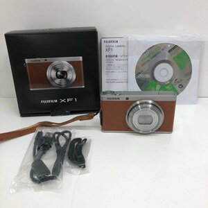 【ジャンク品】FUJIFILM　富士フィルム　デジタルカメラ　XF1　ブラウン　バッテリーチャージャー/バッテリー欠品　231031PT010022