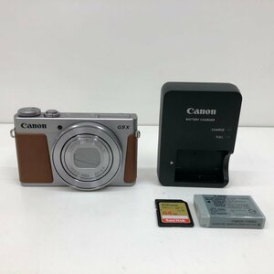 Canon キヤノン PowerShot G9 X Mark II シルバー コンパクトデジタルカメラ SDカード64GB付き 231113SK170766