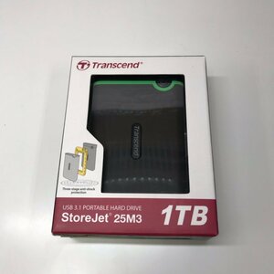 【未開封品】Transcend トランセンド StoreJet 25M3 ポータブルHDD ハードディスク 1TB 231103SK400413