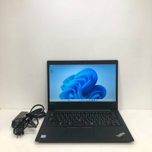 レノボ Lenovo ThinkPad E490 20N8CTO1WW Windows 11 Home Core i3-8145U CPU 2.10GHz 4GB HDD500GB SSD256GB ノートPC 231116SK400655