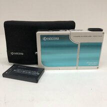 【ジャンク品】KYOCERA 京セラ Finecam SL400R デジタルカメラ 231113SK320396_画像1