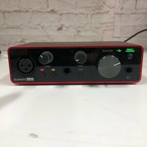 Focusrite Scarlett Solo 3rd フォーカスライト オーディオインターフェス スカーレット ソロ 本体のみ 231121SK280042