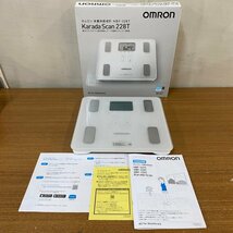 美品 OMRON オムロン 体重体組成計 HBF-228T Bluetooth対応 231013SK360015_画像1