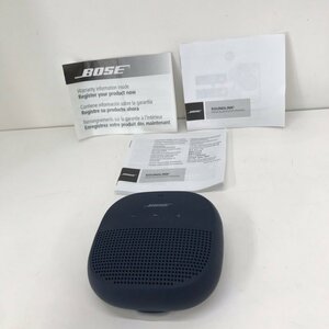 ボーズ BOSE 423816 SoundLink Micro Bluetooth speaker ミッドナイトブルー ワイヤレススピーカー サウンドリンク 231123PT100013