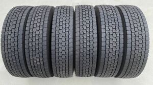 225/80R17.5 M888 ブリヂストン 6本 バリ山 中古検 ミックス ブリジ 4トン 2021年製送料無料z