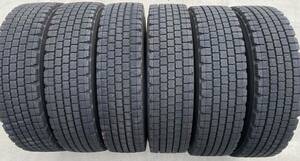 225/80R17.5 6本 ブリヂストン スタッドレス W910 2021年製 4トン 送料無料