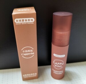 新品未使用 Cappuvini 02 EYESHADOWピンクチークナチュラルヌードメイクCOMETICS LASTINGCOLOR